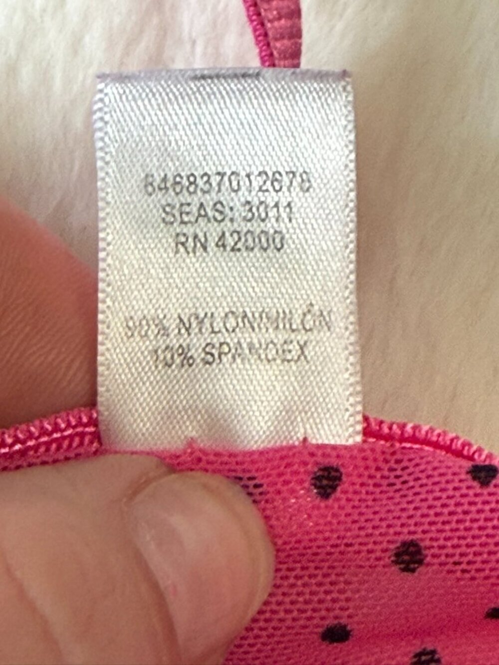 Joe Boxer Pink Polka Dot Garter Cami Top Y2K Coquette Lingerie Size S - Picture 6 of 7